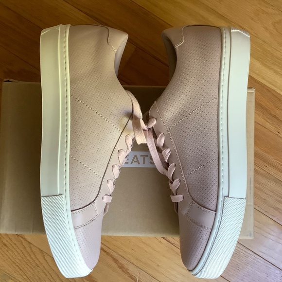 GREATS The Royale Perforated Leather Sneaker Blush SZ 9.5 - Picture 5 of 16